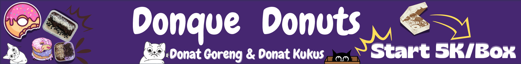 Banner Donque Donuts